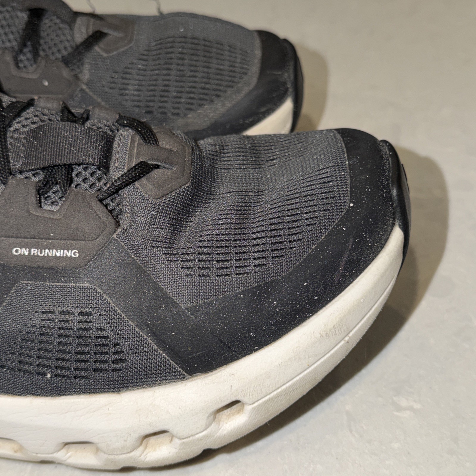 On Cloudrunner 2 Eclipse Black Womens Size 9.5 Athletic Running Shoes Sneakers