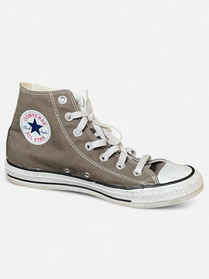 Converse Chuck Taylor All Star High Top Gray Canvas Sneakers Men’s 5 Women’s 7