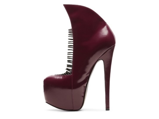 Zigi NY’s LondonTrash Crimi Patent Leather Strappy Hight Heel Bootie 6.5 US