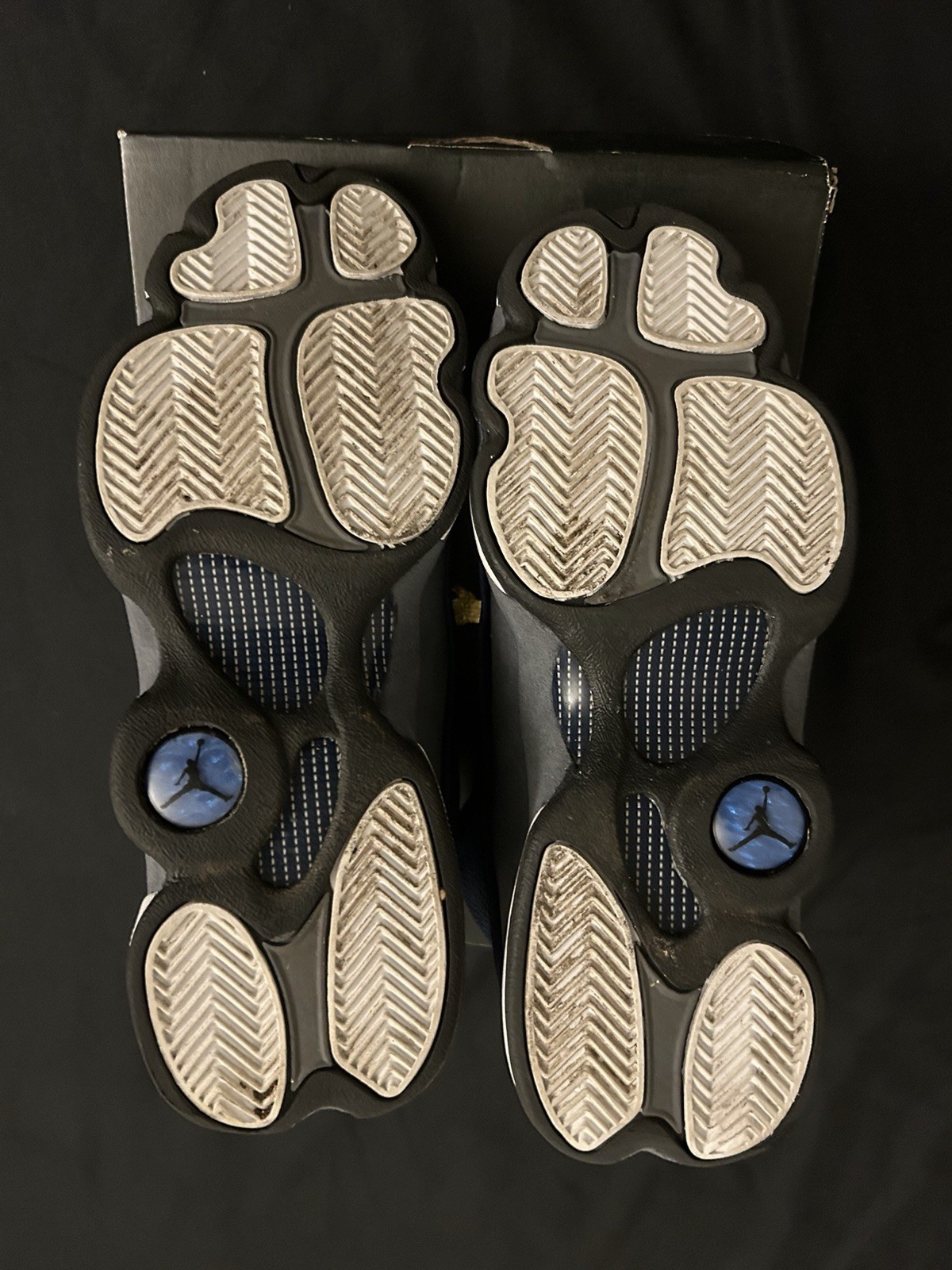 Size 6Y AIR JORDAN 13 RETRO (GS) Navy/university Blue “Flints”