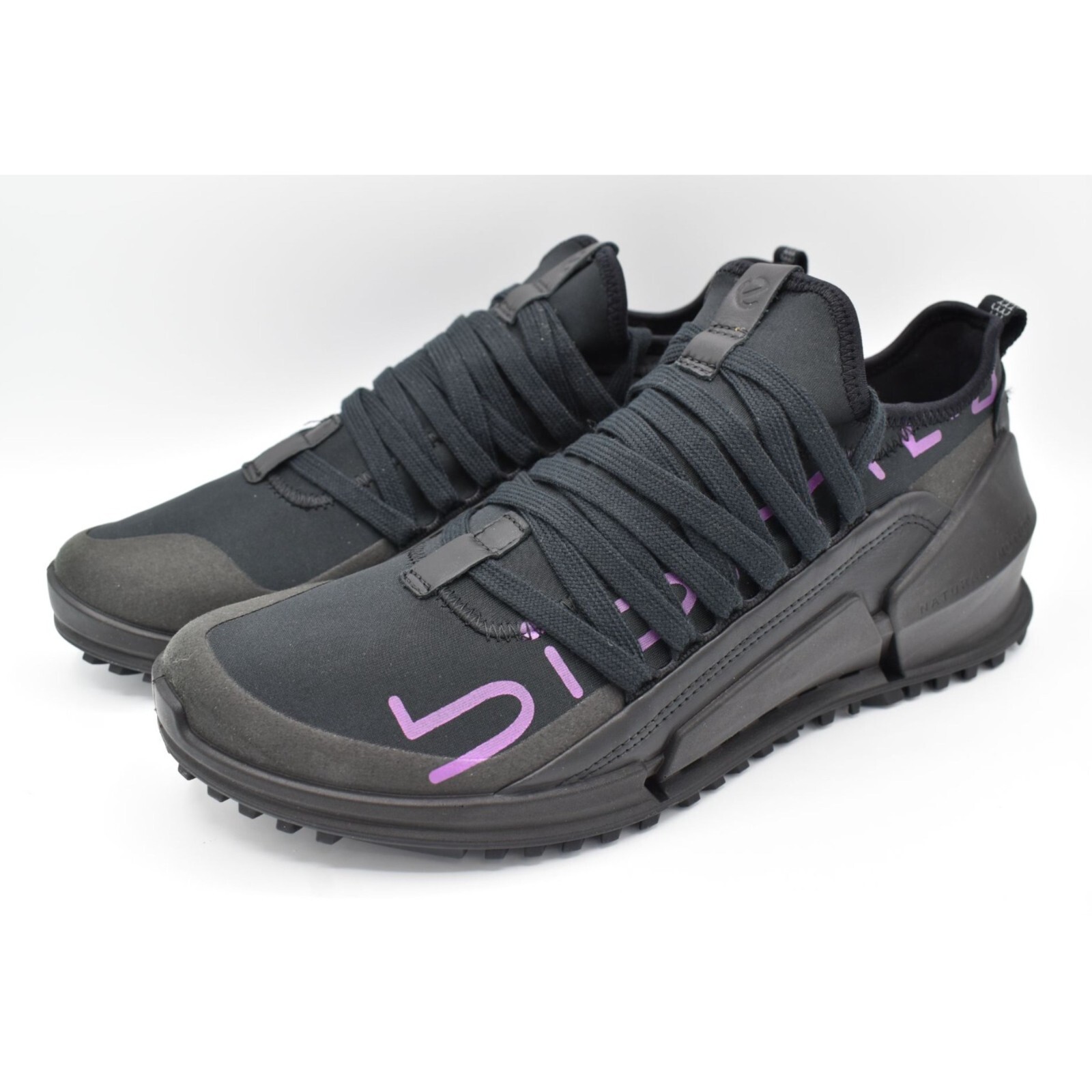 ECCO Womens Size EU 41 US 10-10.5 BIOM 2.0 Low Tex Textile Black Running Shoes
