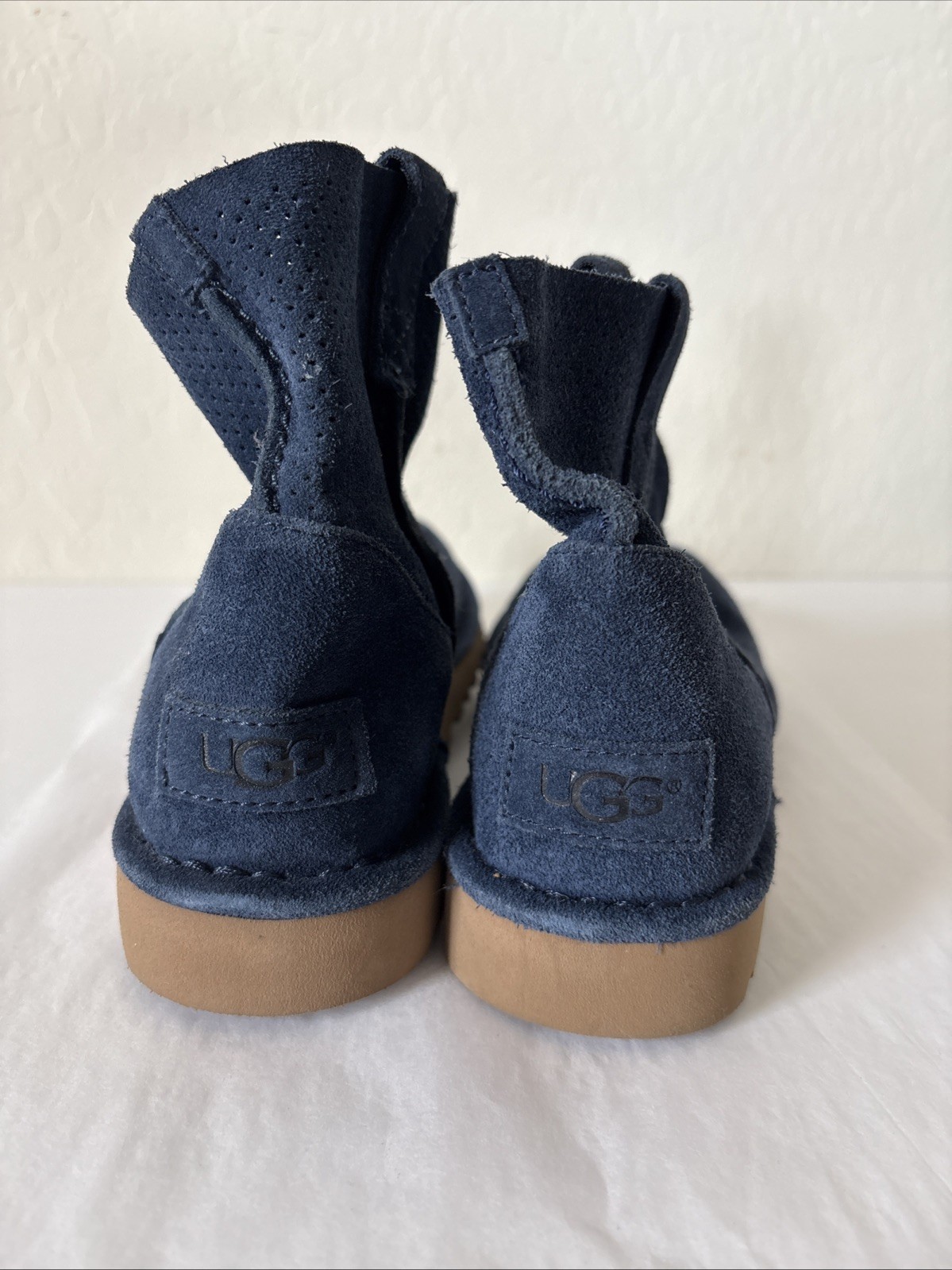 UGG Classic Unlined Mini Perf Boots Blue size 7