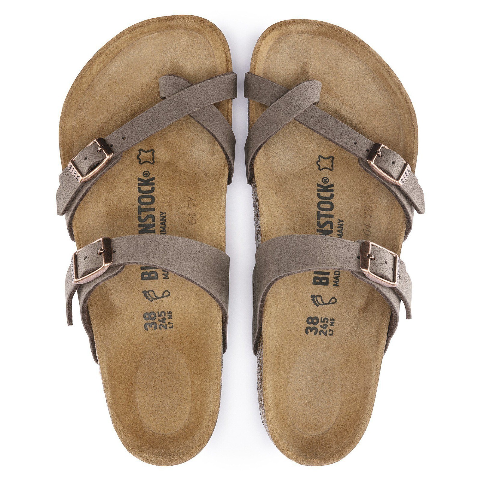 Birkenstock Mayari Birkibuc Women’s Sandals Wide Mocha Select size