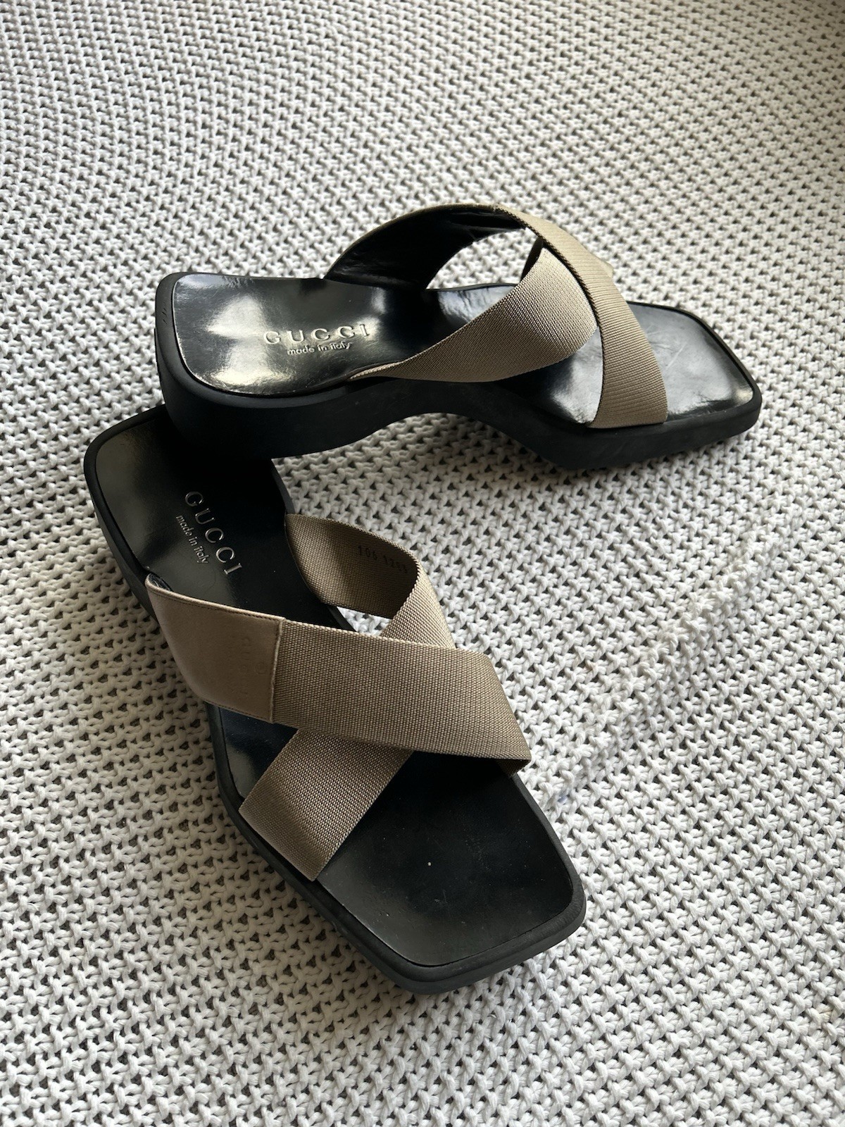 Gucci Strap Platform Sandals Size 6