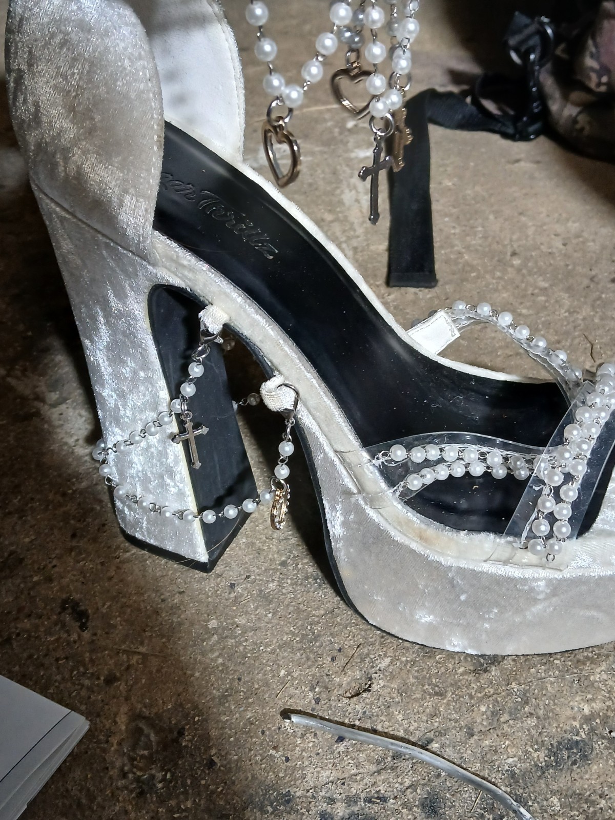 Sugar Thrillz Size 11m Holy Revelation Pink Platform Heels