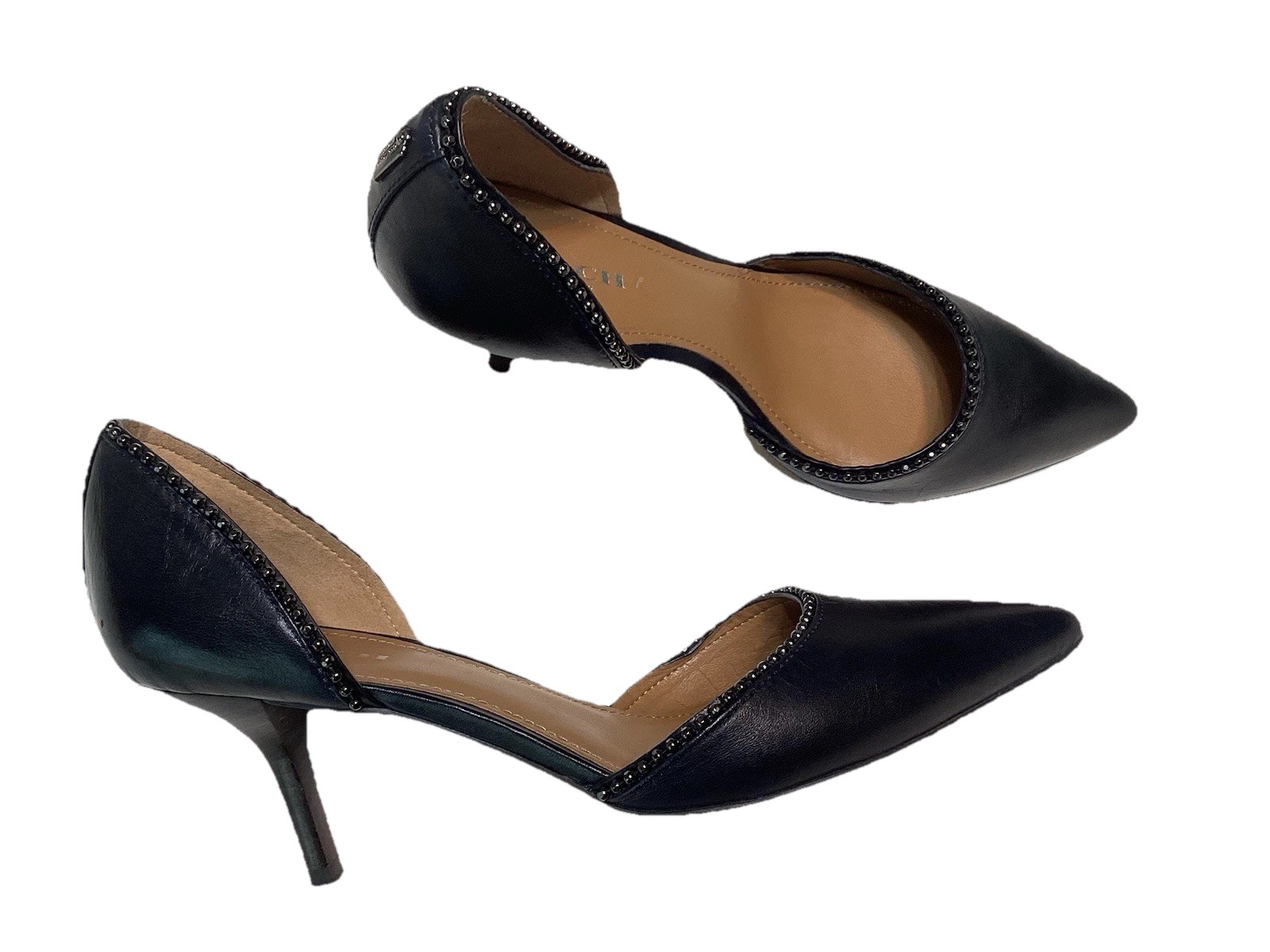 * Coach Blossom Women’s 6 B Semi Matte Calf pumps Black