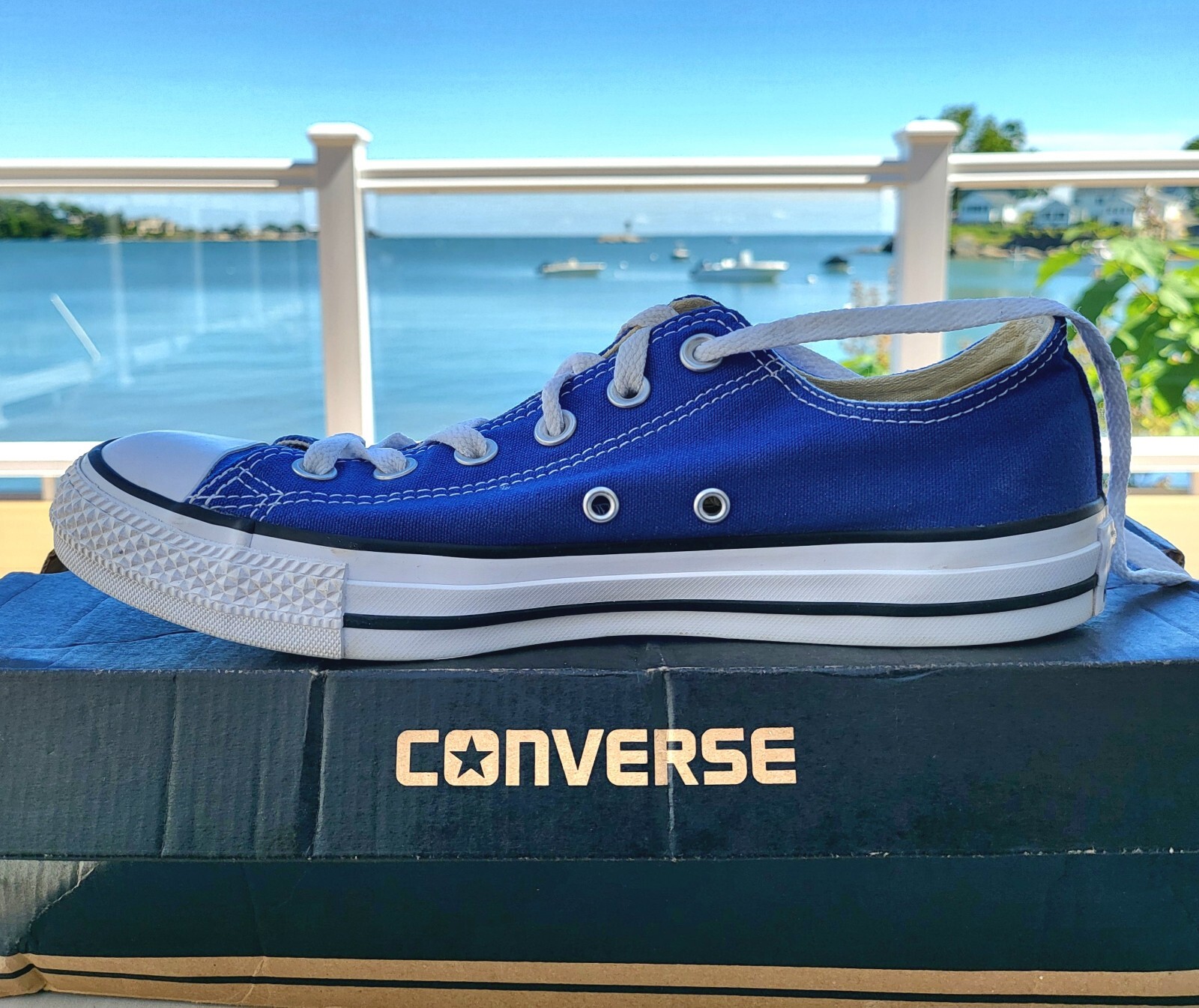 Converse Unisex Adults CTAS OX Sneakers Blue 151177F Low Top Lace Up M7 W9