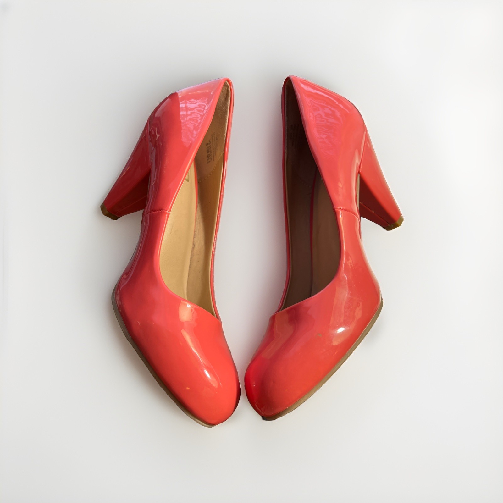 Mix No. 6 Selisa Pink Salmon Patent Leather Pumps Size 8