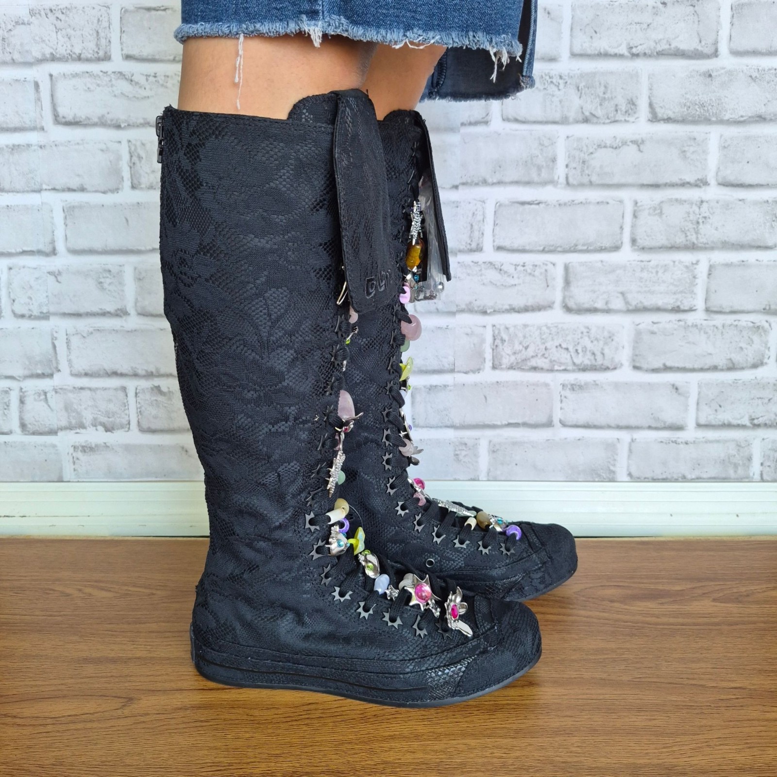 ⭐Collina Strada x Converse Chuck 70 XXHi Sz 10 Women Boots Sneaker Black A19050C