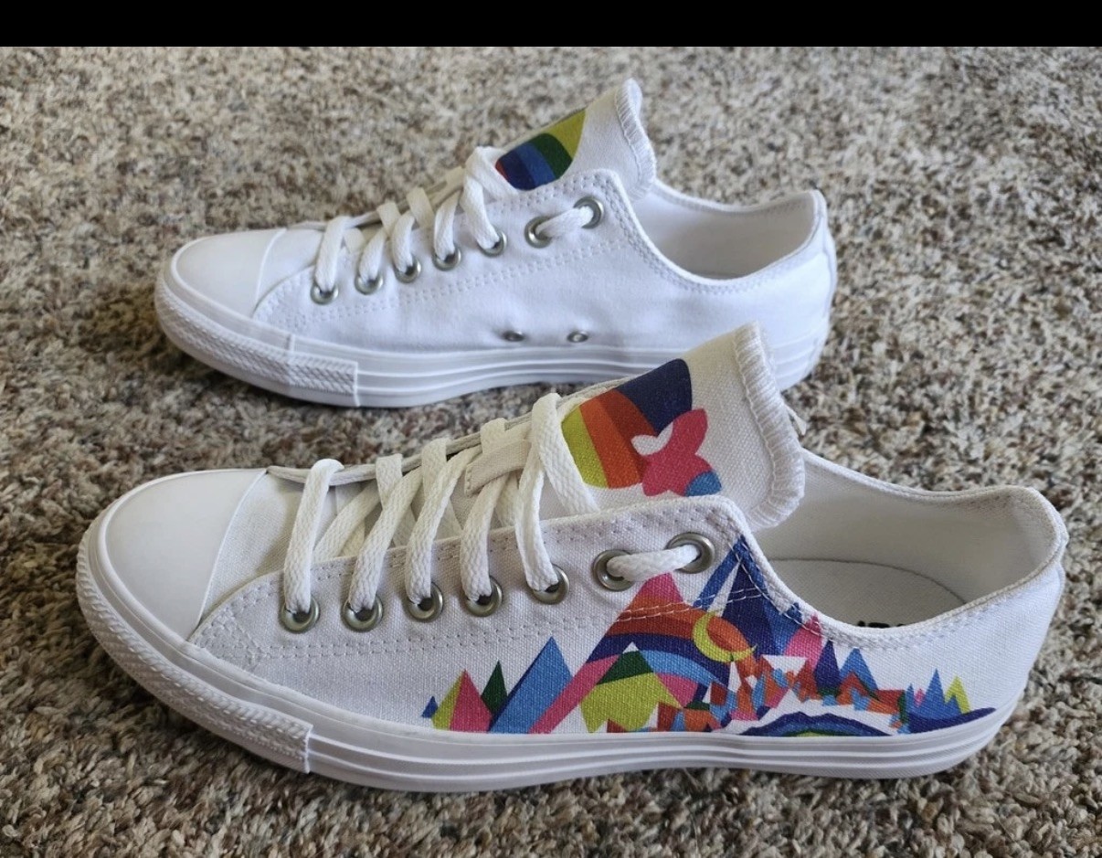 Converse All Star Low Pride 2021 NWOT M9/W11 Rainbow 170823C Find Your Pride