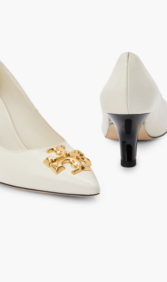 Tory Burch Eleanor Leather Slingback Kitten Heels Pumps Sz 9 $348