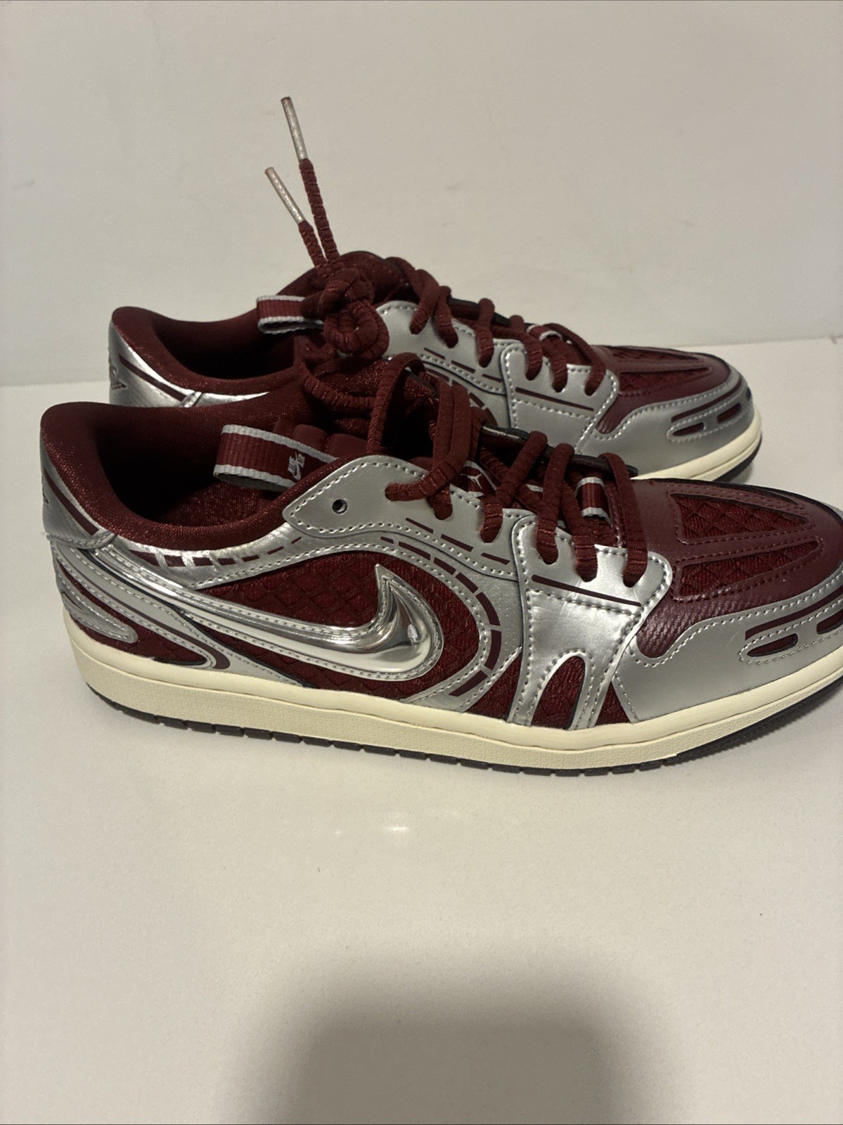 Women’s Jordan 1 MM Low V3 Dark Team Red/Dark Team Red (HQ2186 600) Size 8.5