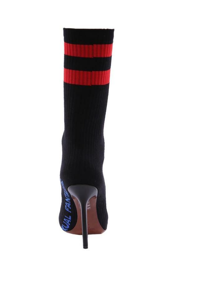 Vetements Black Knit Sock Stiletto Pumps sz US 6 / IT 36 $985 ~ FLAWLESS, NEW ~