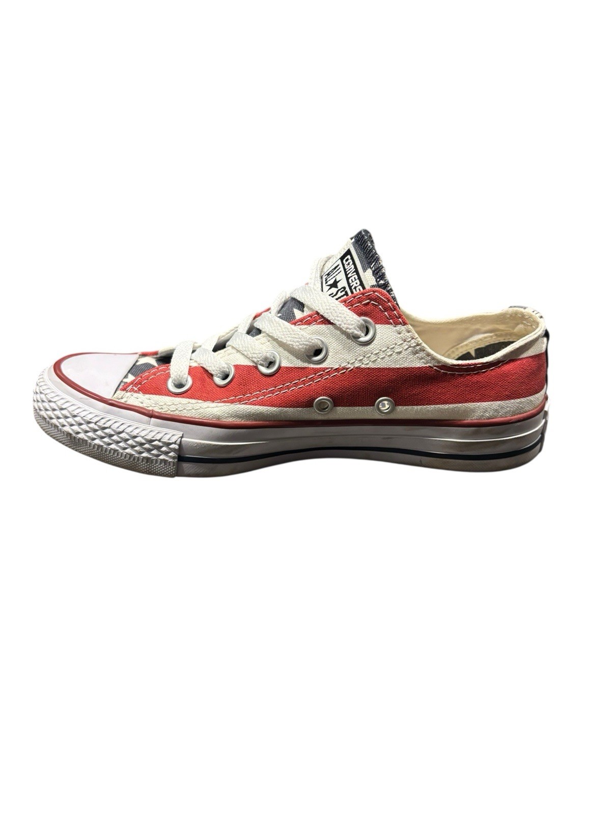 Converse All Star Low Top American Flag Shoes Women’s 5.5/Men’s 3.5 – USA Theme