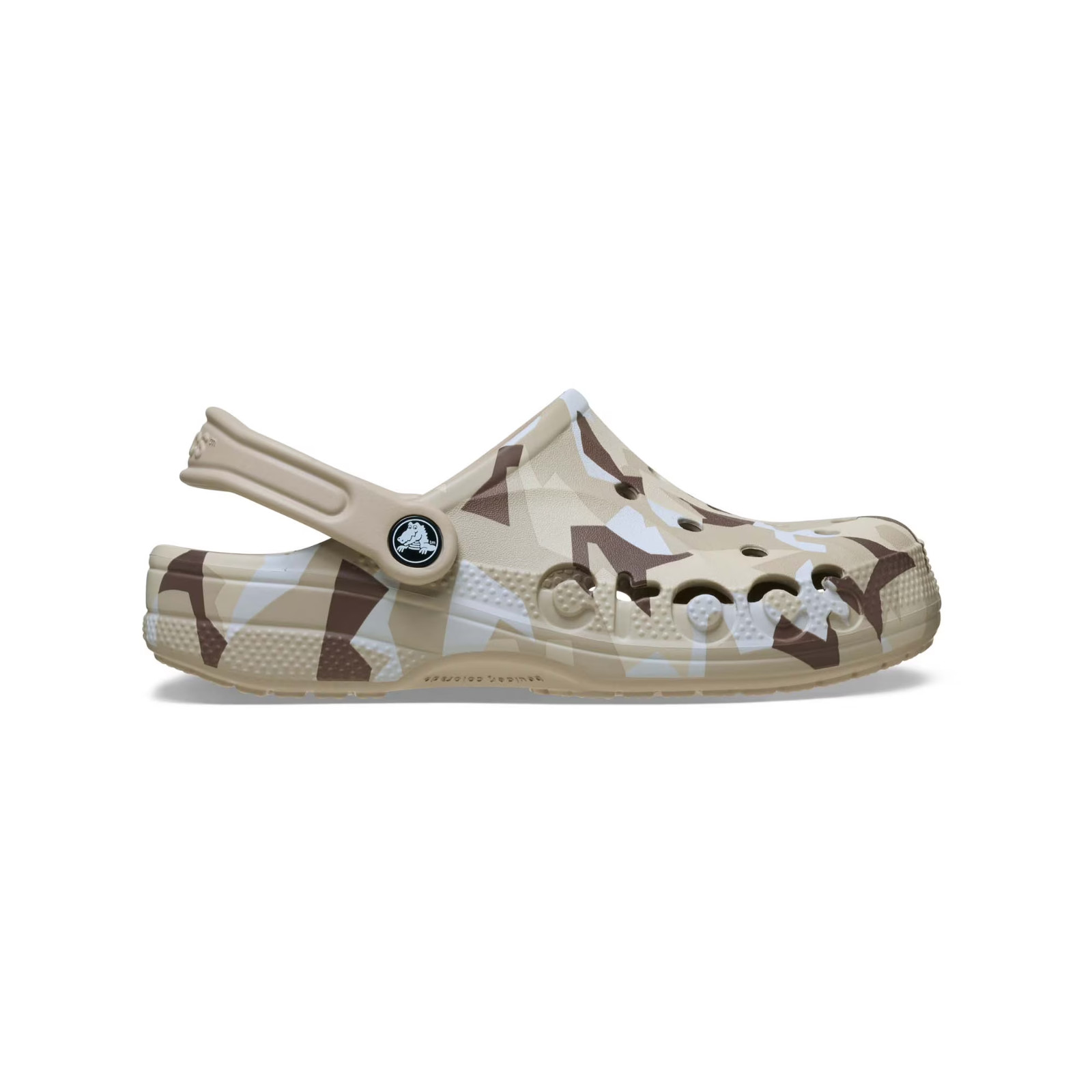 BIG SALE@ Crocs Adult Unisex Baya Clog, Comfort Lightweight, Cobblestone/White