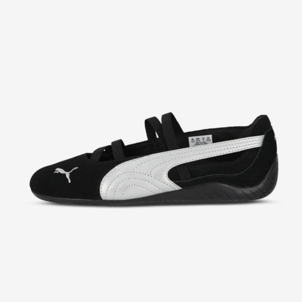 Puma Speedcat Ballet Suede Black Silver Women’s Shoes 406114-01