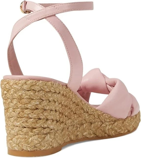 Stuart Weitzman Playa Espadrille Knot Wedge, Ballet/Natural, US 9 B