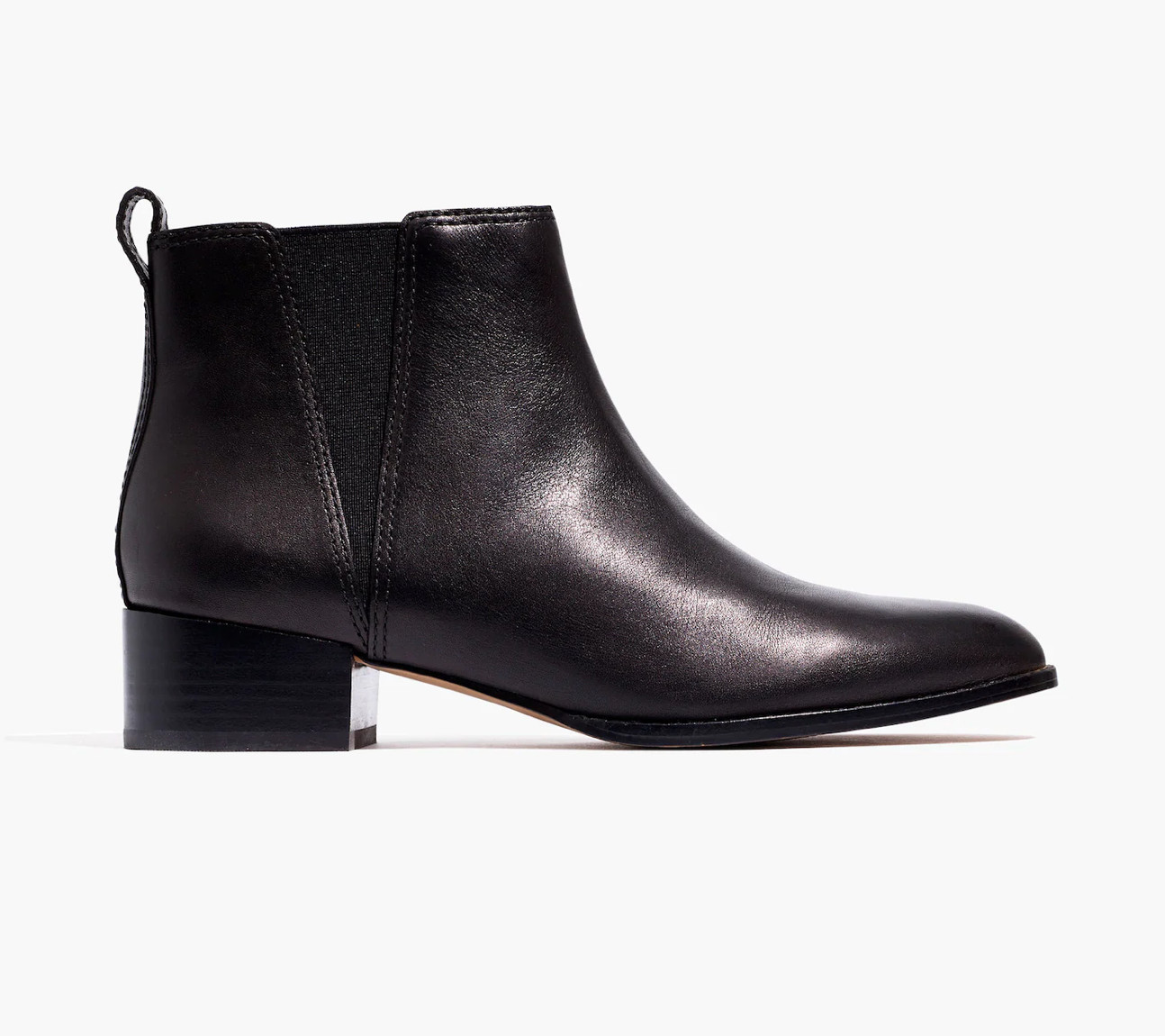 Madewell The Carina Boot Booties AA185 Black Leather Women Sz 9.5 US NEW IN BOX