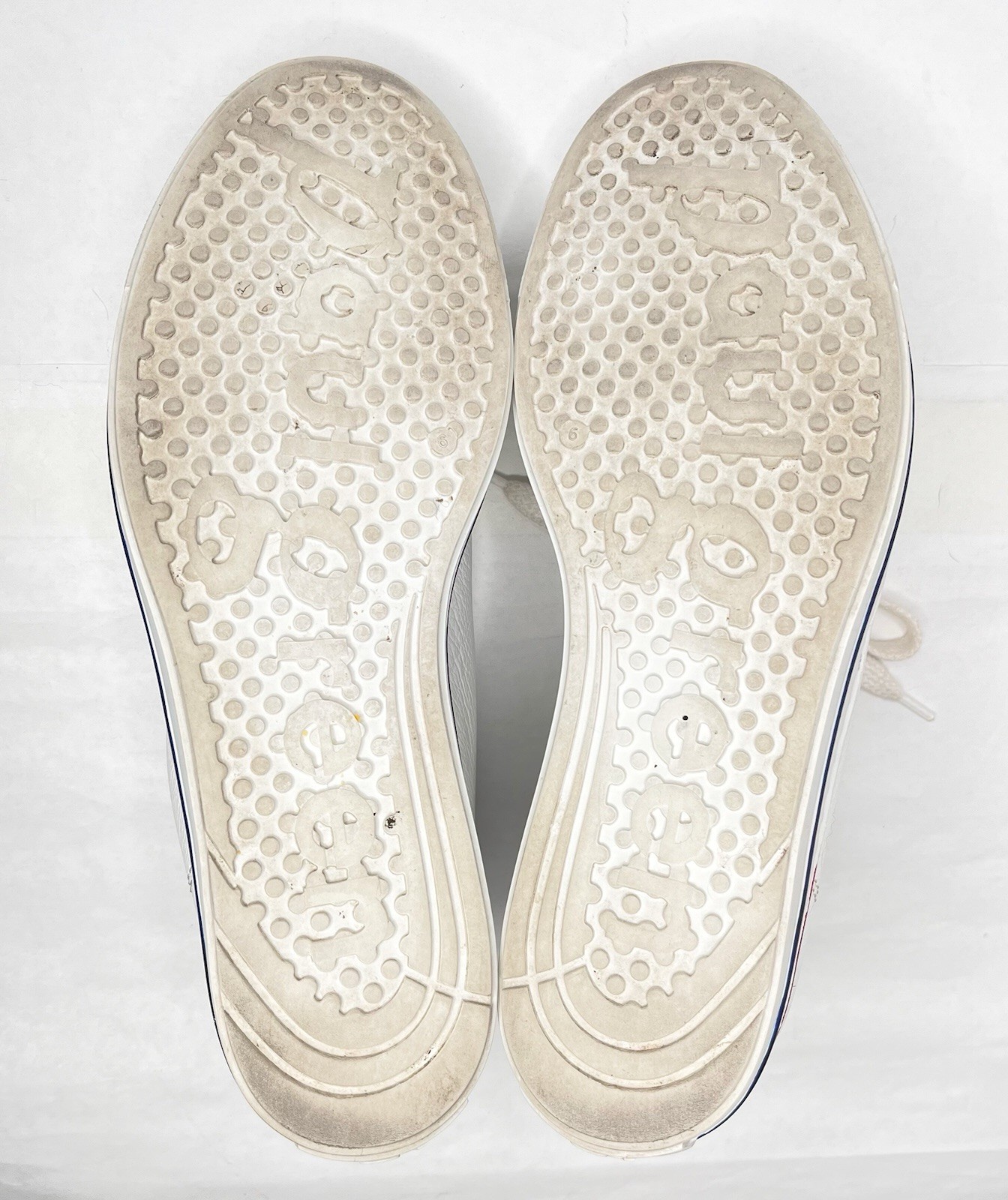【EUC!】Paul Green ✤ Carly Sneakers White Pebble Leather US W 8.5 🇦🇹Austria Made