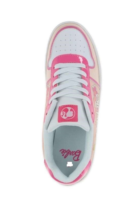 Women’s Mattel Barbie Court Sneakers Skater Shoes Flower Hot Pink 6 7 8 9 10 11