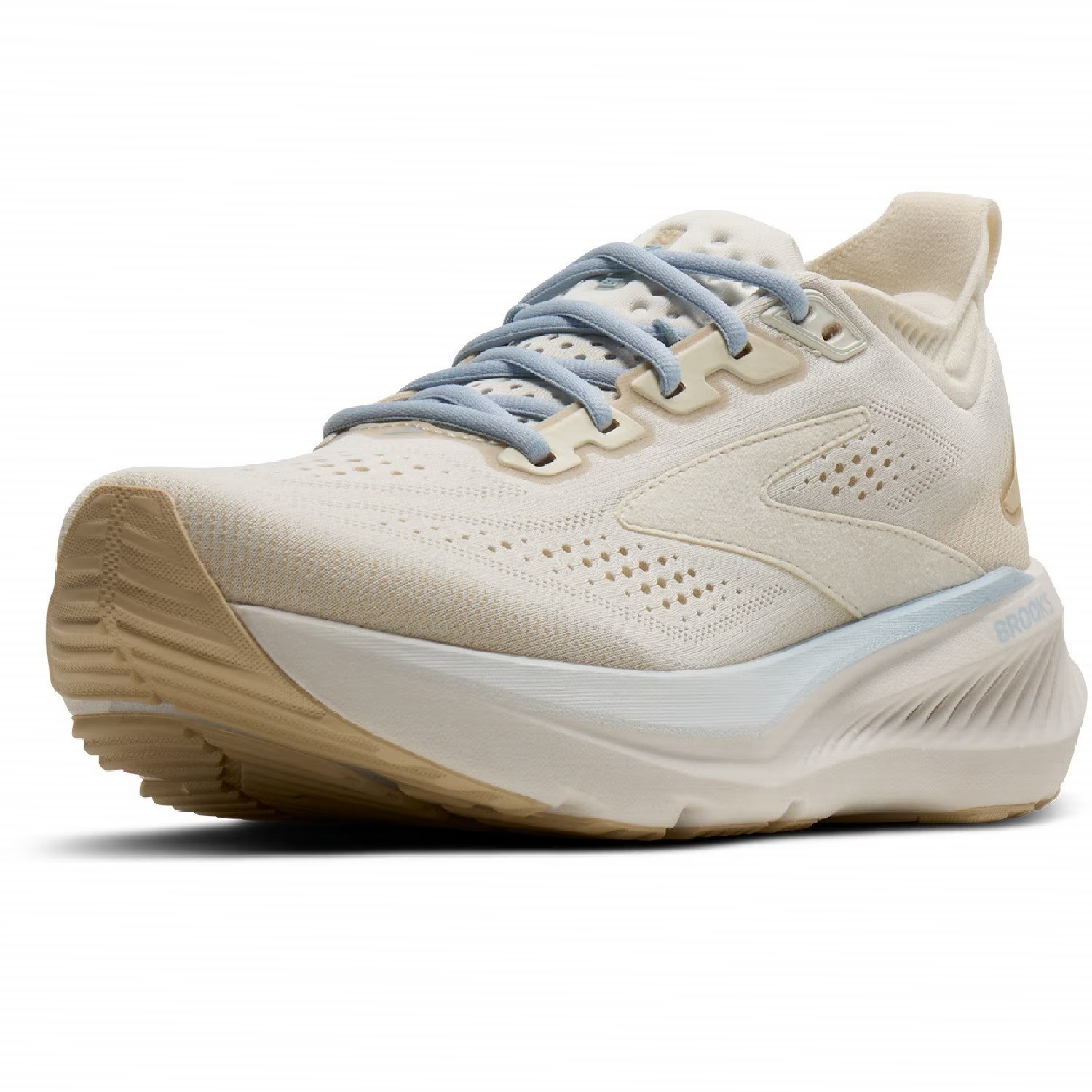 Brooks Women’s Glycerin 23 Running Shoes, White/Beige (NEW)