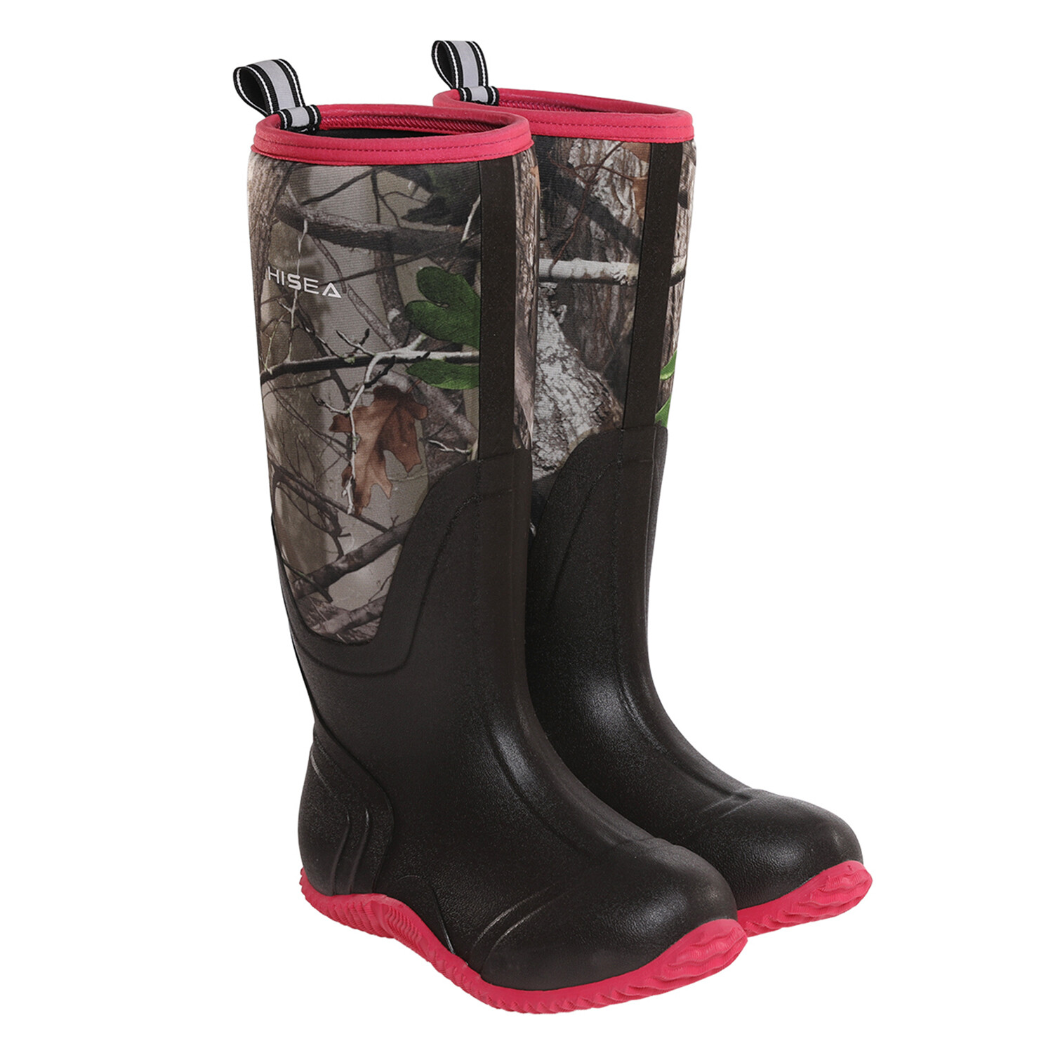 HISEA Women Rain Boots Neoprene Waterproof Outdoor Mud Working Hunting Knee Boot