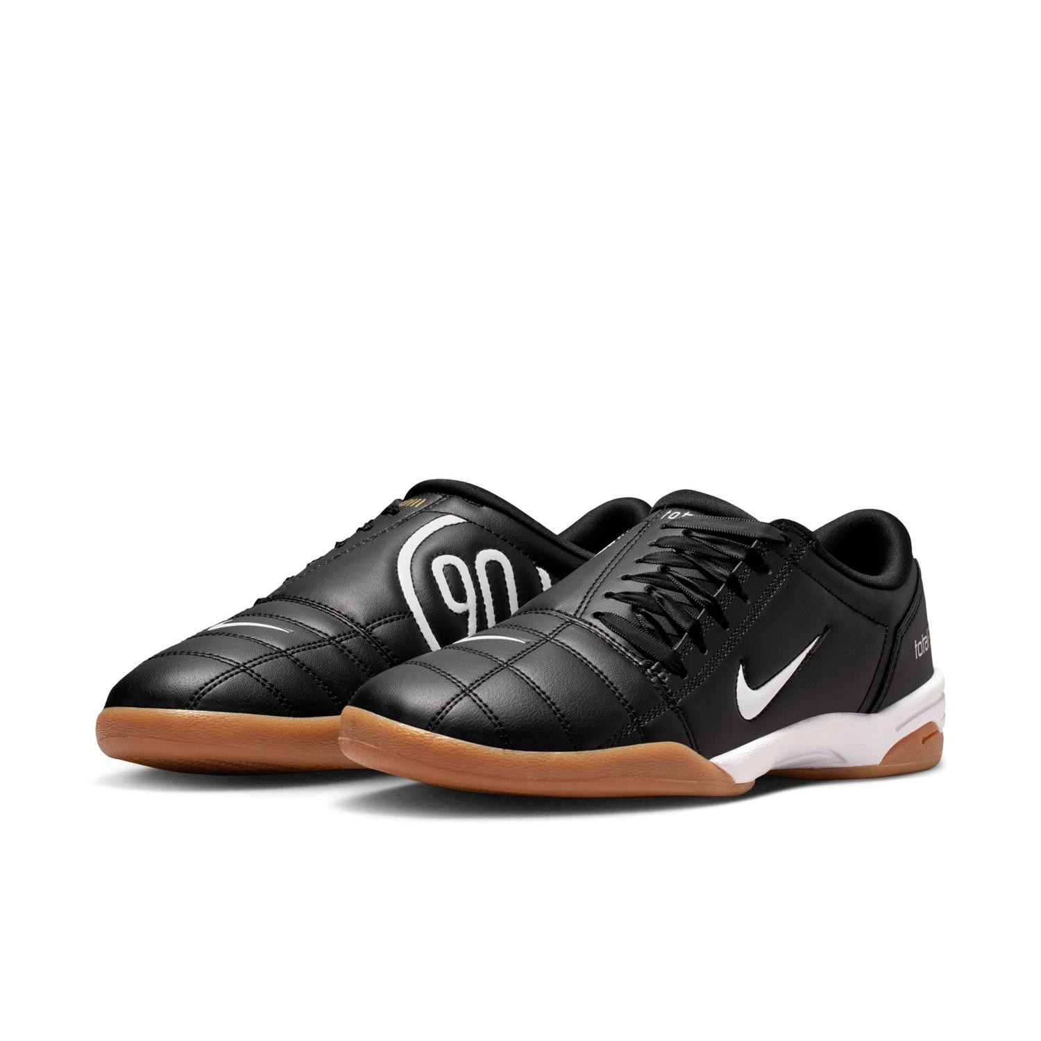 NIKE Women’s TOTAL 90 IO2387-001 Black White Gum med brown Mtlc gold