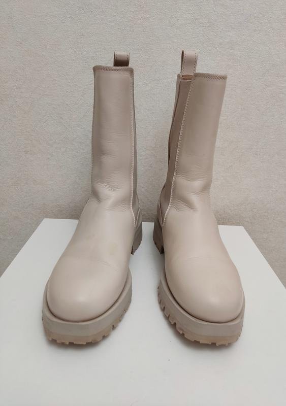 Women & Other Stories Boots White Leather 39 #3GB8
