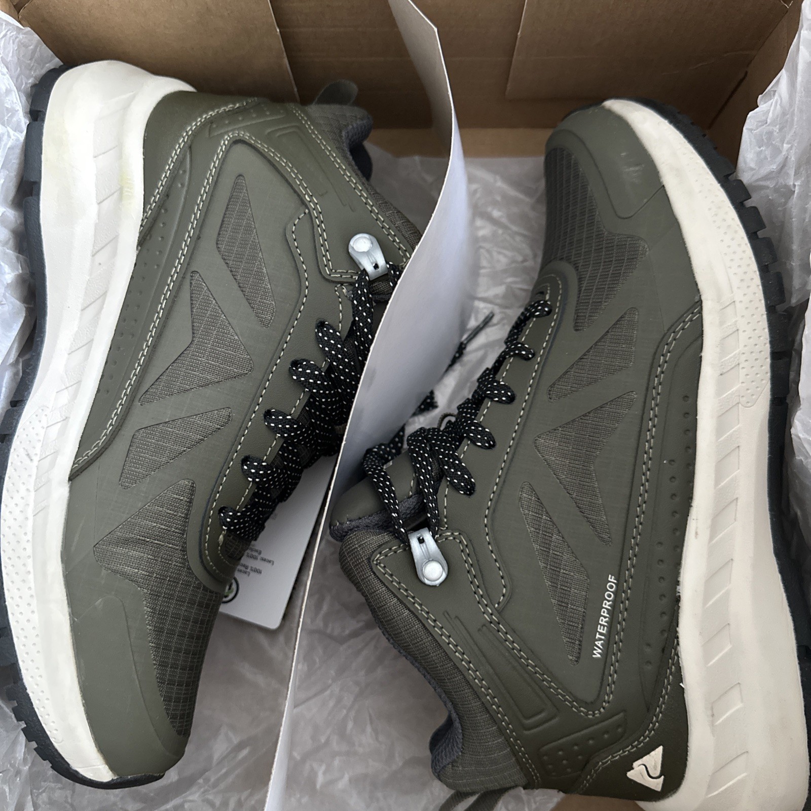 New Women’s Ozark Trail Tech Hiker Waterproof Boots Olive Size 8.5