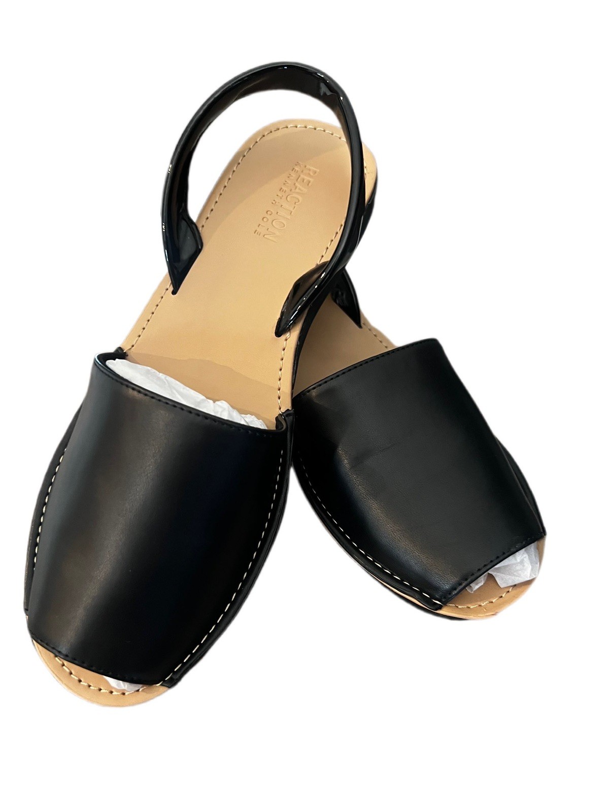 Kenneth Cole Reaction Women’s Fine Glass Wedge Sandals, Size 9.5M