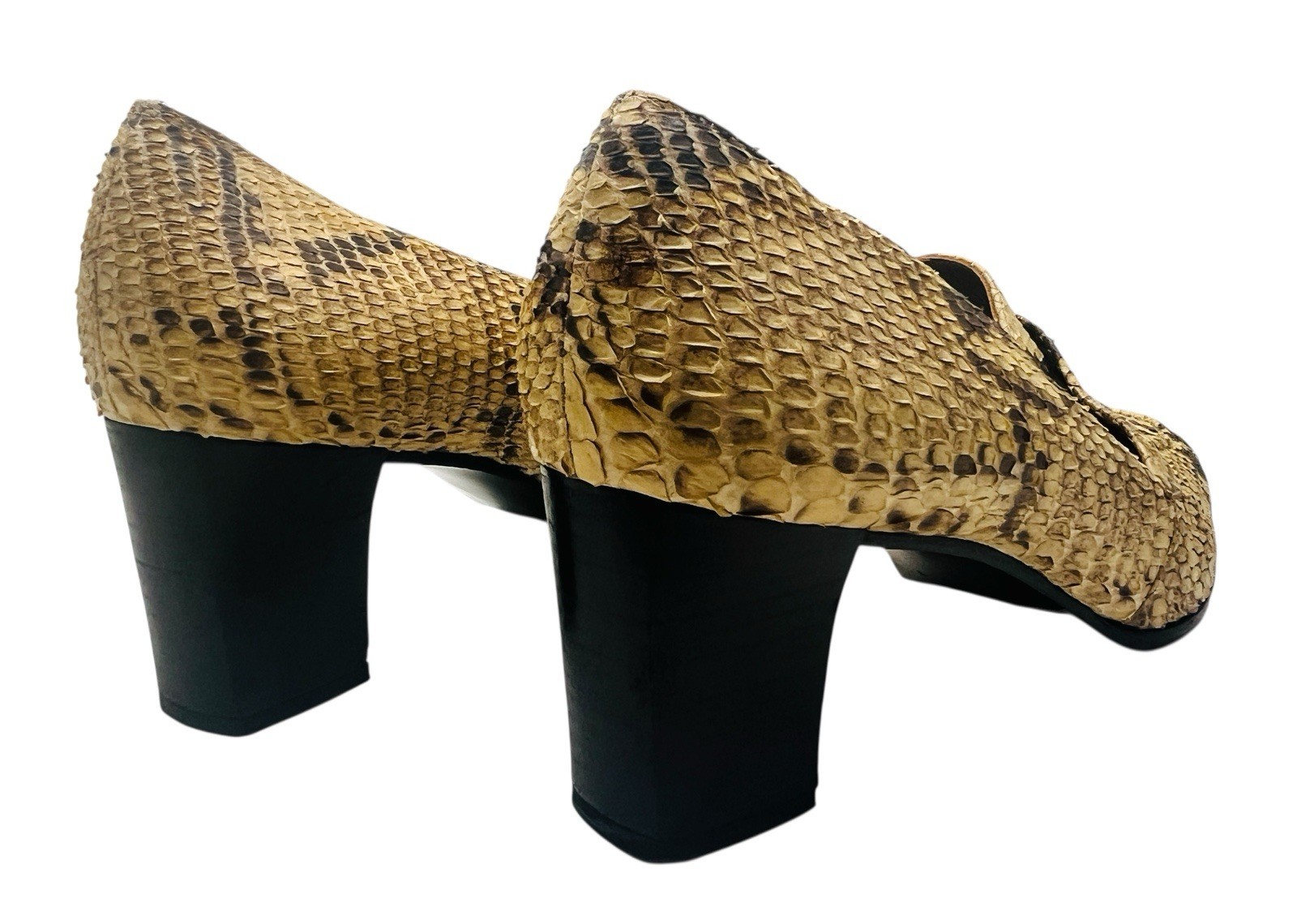 Vintage Stuart Weitzman Women’s Snakeskin Pumps Heels Shoes Size 9.5B