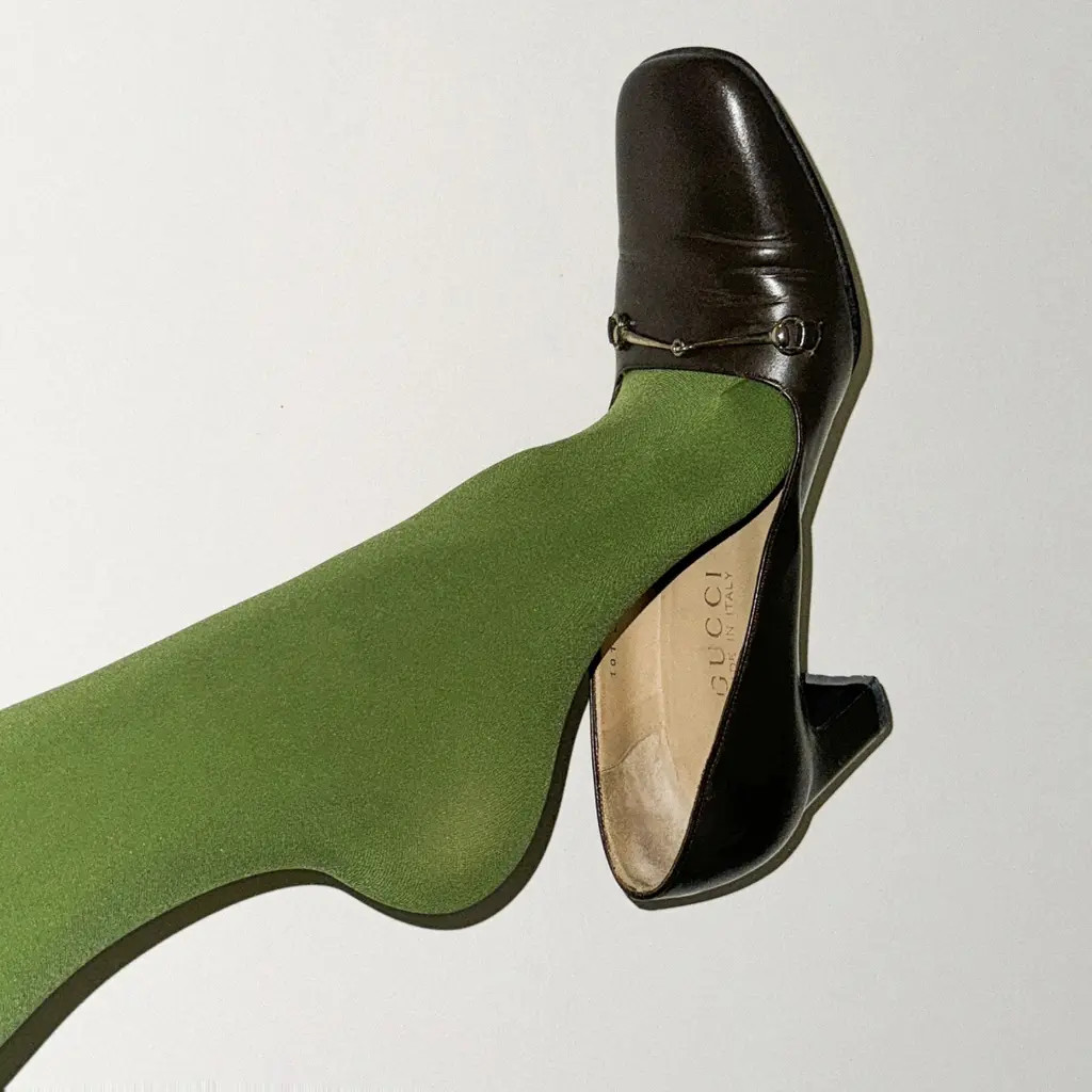 Vintage Gucci Dark Brown Leather Horsebit Pumps 36 (US 6.5)