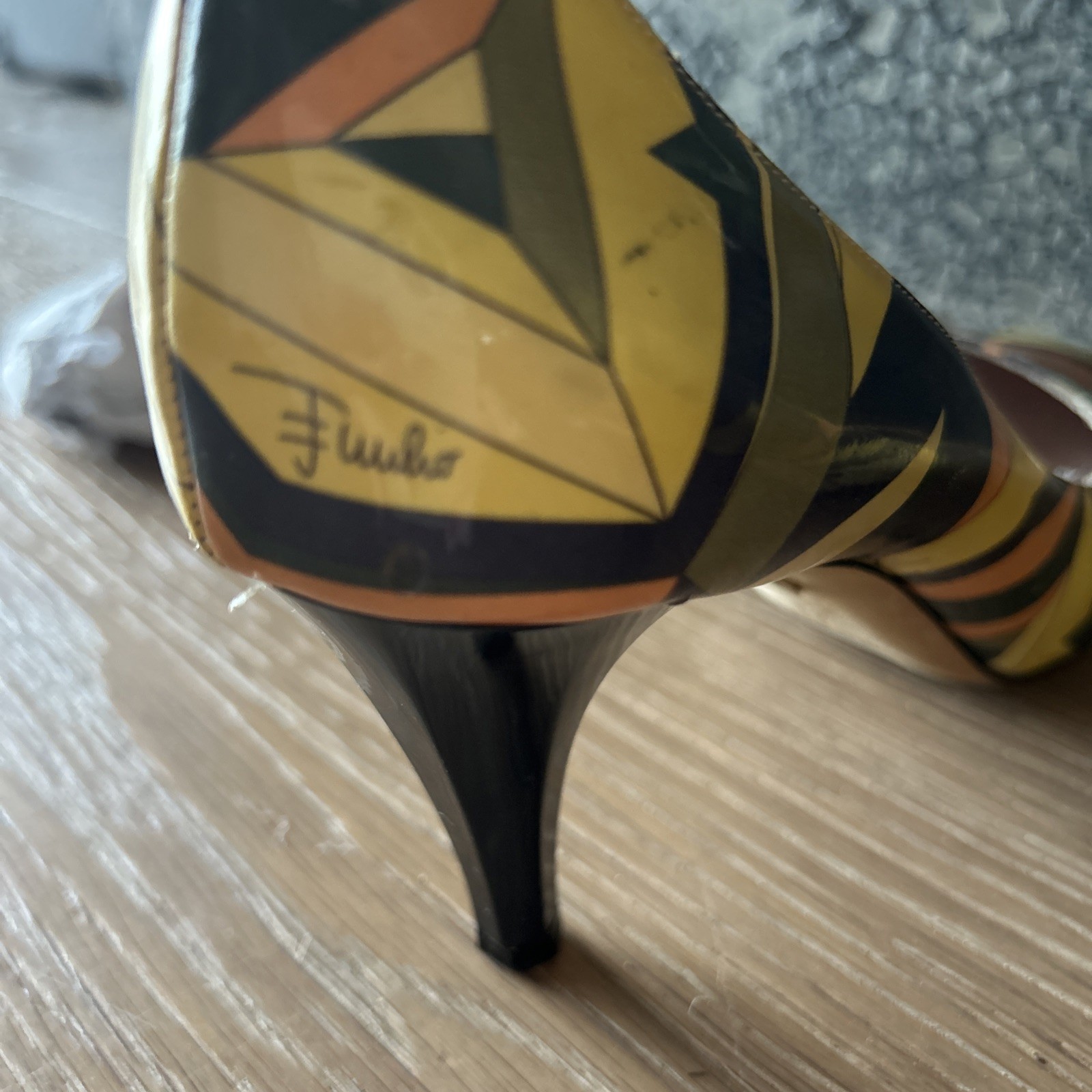 Emilio Pucci Classic Pattern Heels EUR 39