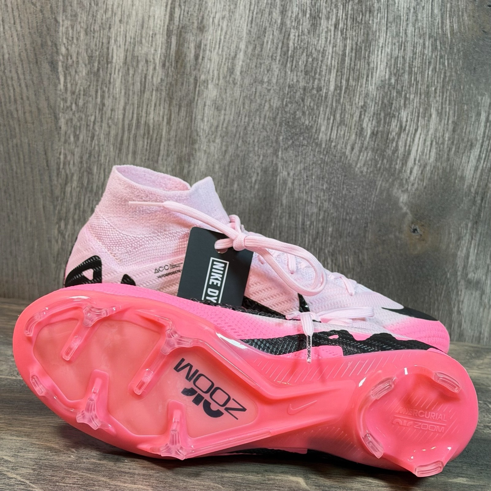 Nike Mercurial Superfly 9 Elite FG Soccer Cleats Women’s Sz 6.5 Pink FD0241-601