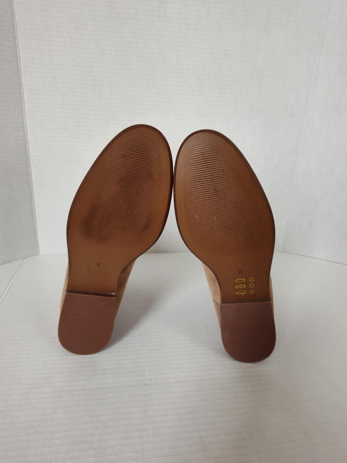 Madewell Boots Tan Suede Women’s Size 8 Leah Style Pull On Bootie AA238