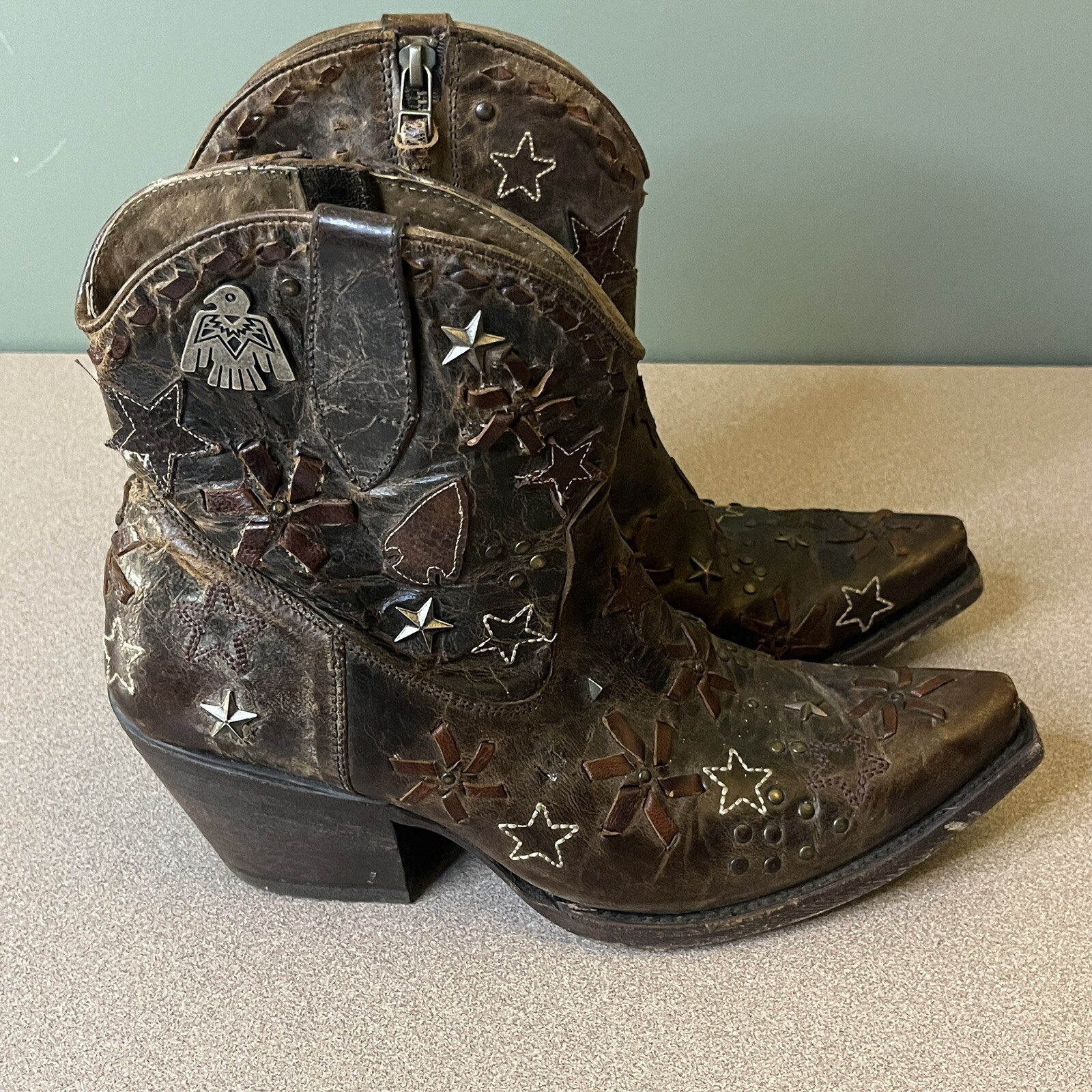 Ariat Starla Western Boot ATS Technology Premium Leather Star Embroidery & Studs