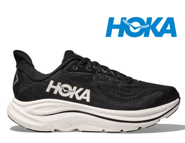 HOKA Women Clifton 10 Road Running Shoes Regular Width Black FAST SHIP US