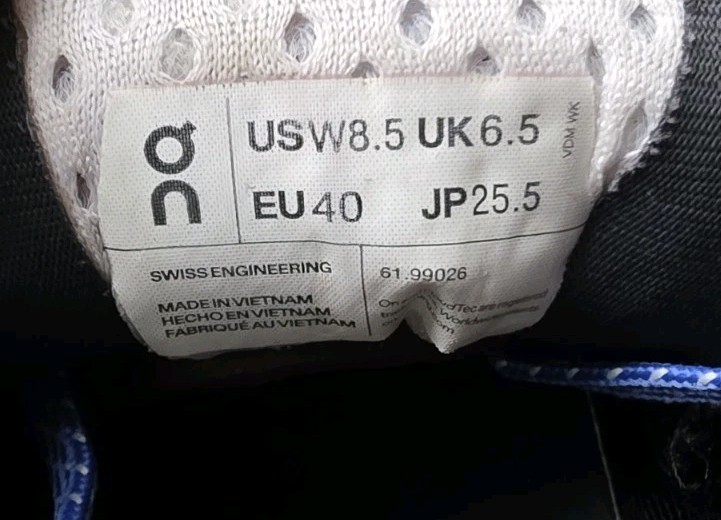 On Cloudmonster Acai/Lavender Blue Road Running Shoes Sneakers Women’s 8.5