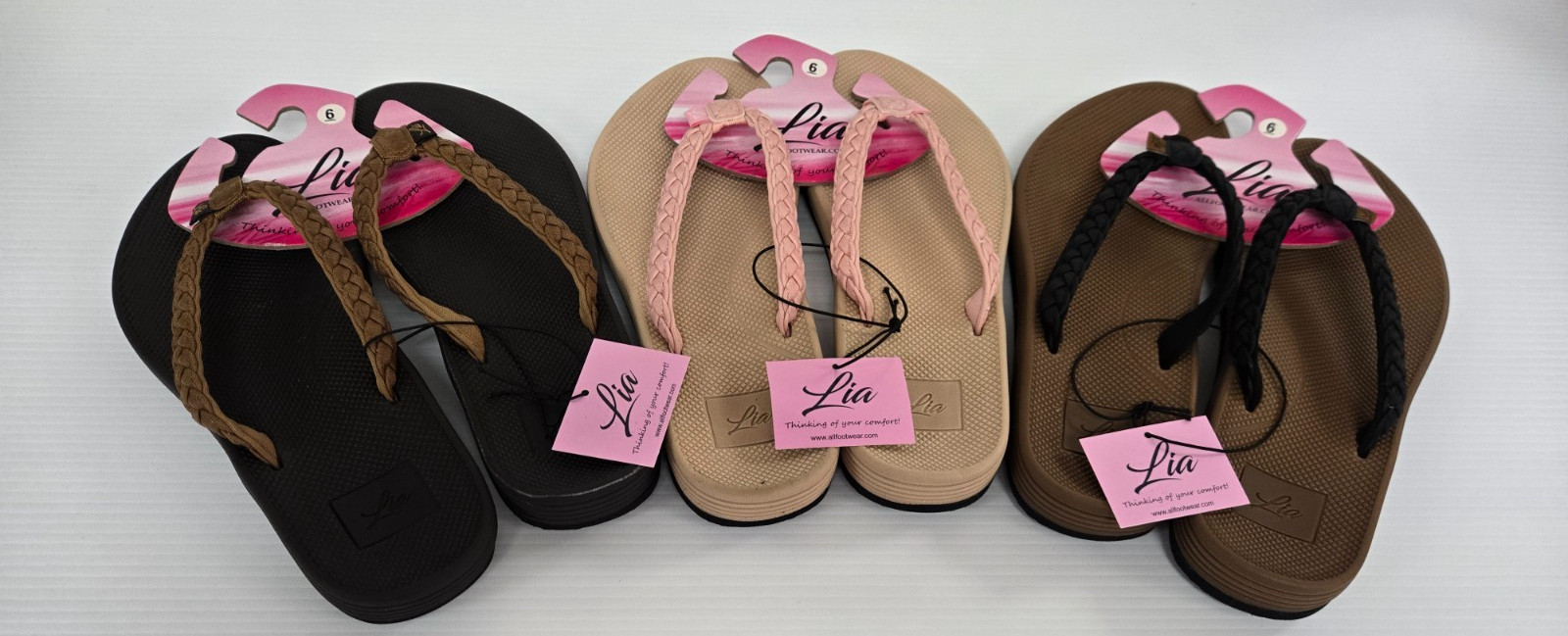 New Lia Flip Flops Women’s LS427W