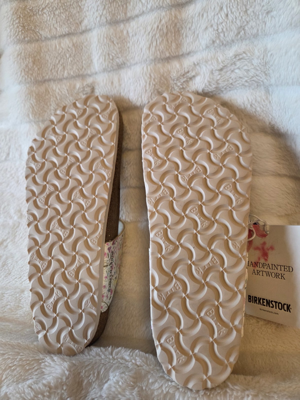 Birkenstock Floral Print Thong Sandals Womens EU39 US 8