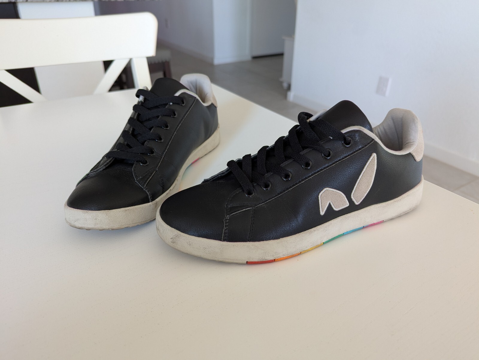 Pride Bunny Unisex Size M11 / W12 Leather And Suede Sneakers
