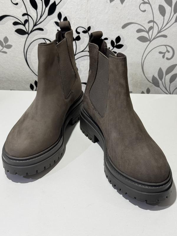 women dune london boots grey nubuck 37