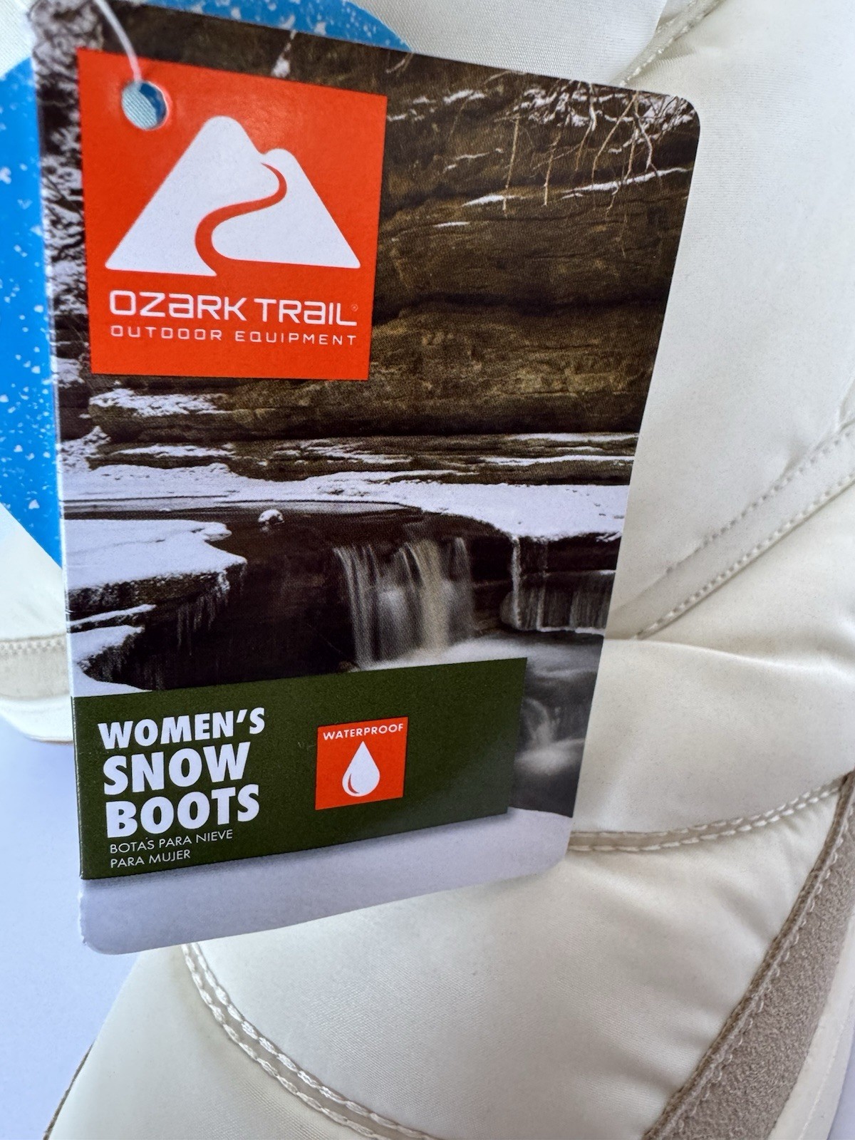 OZARK TRAIL WOMENS SZ 8M SNOW BOOTS, 3M THINSULATE, PULL ON, NEW, RETAIL $50