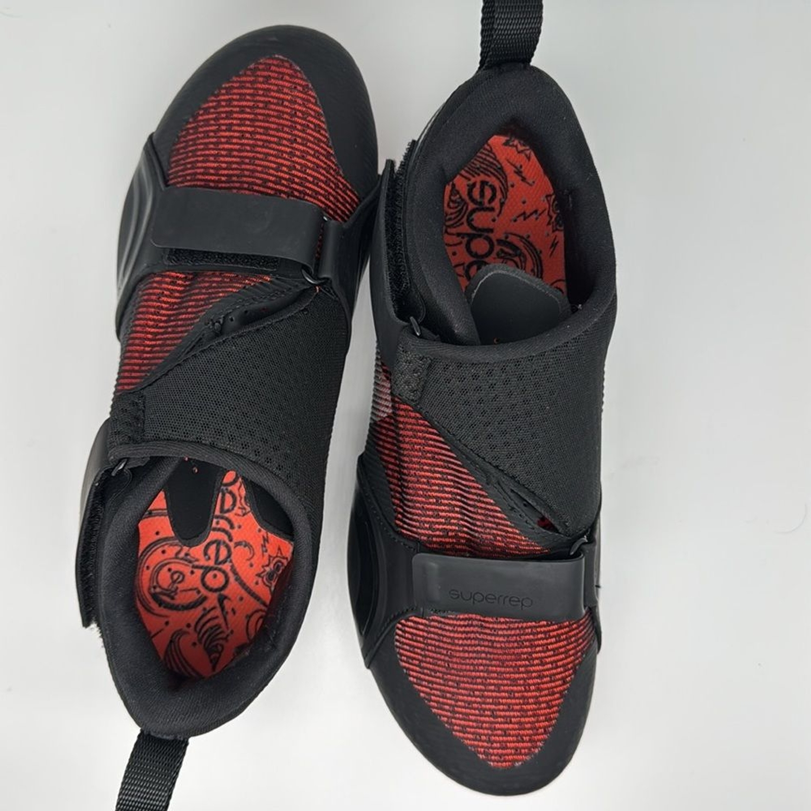 Nike SuperRep Cycle Hyper Crimson Indoor Cycling Black Red Shoes Size 8 NEW