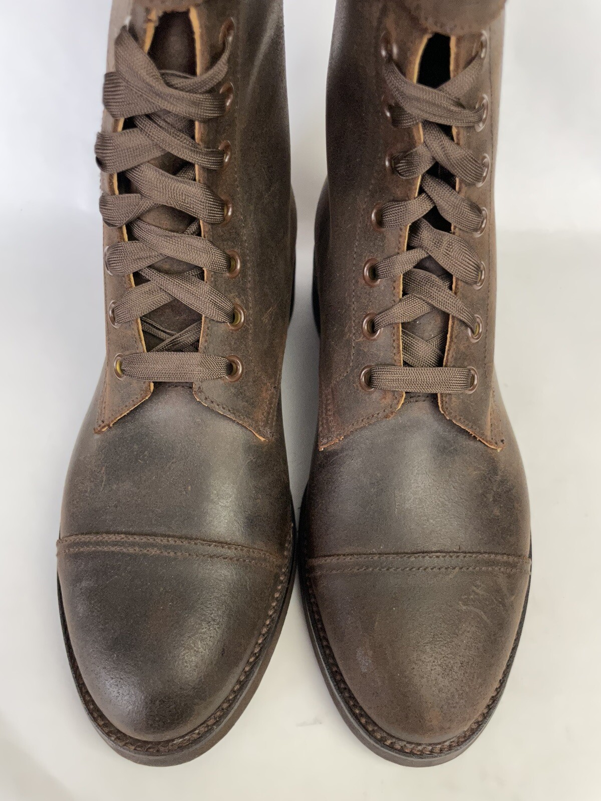 Crockett & Jones Ella Dark Brown Rough Out Suede Newflex Sole Size 80 C US 8.5