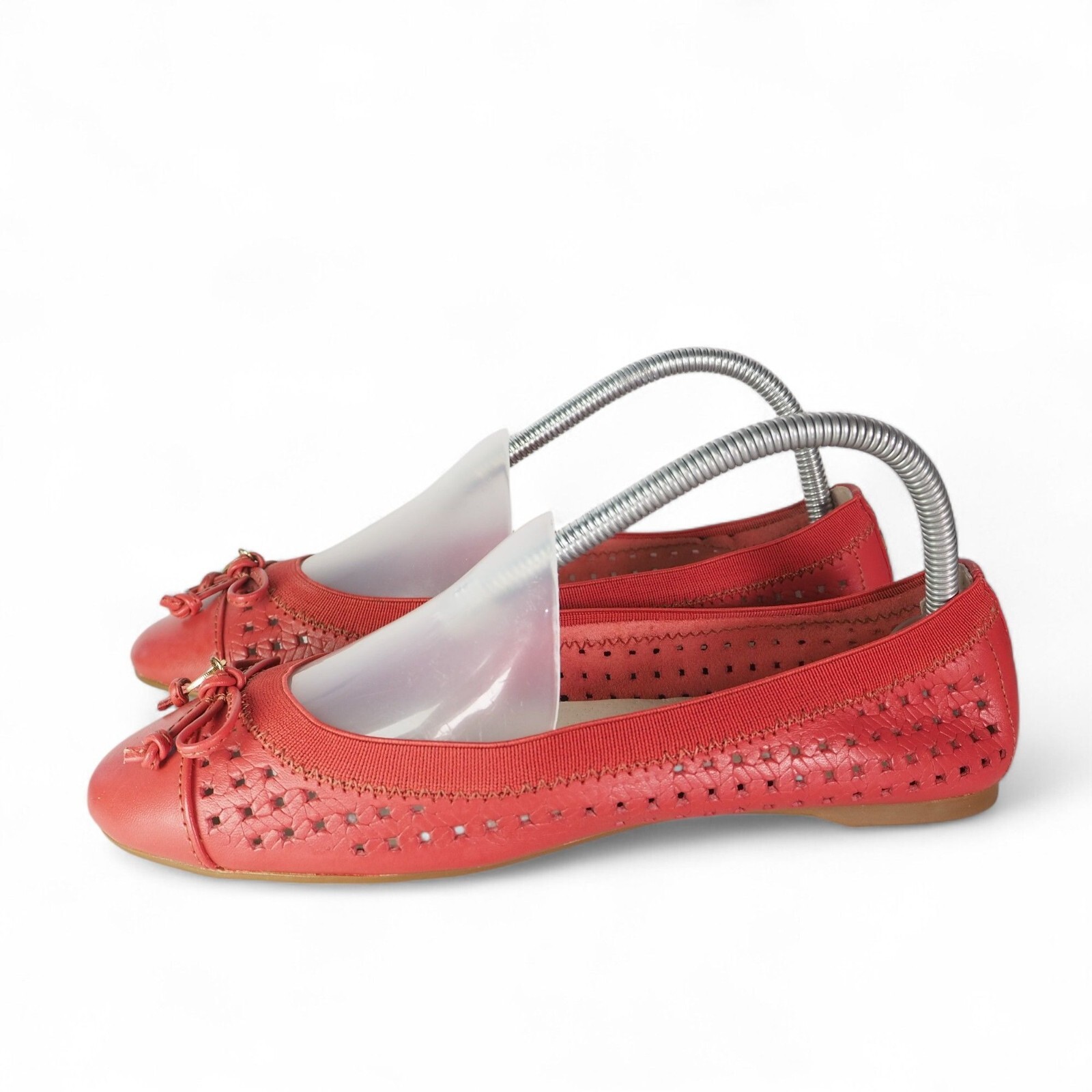 Sperry Top-Sider Elise Perforated Ballet Flats Salmon Pink STS93221 Women’s 8M