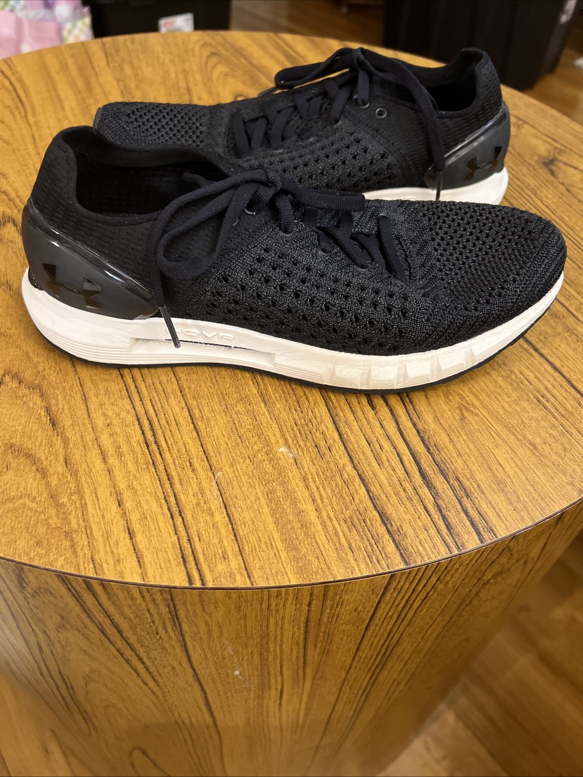 Under Armour Womens Size 8 HOVR Sonic CT 1.1 Black Knit Running Shoe 3022754-001