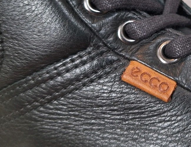 ECCO SOFT Women’s High-Top Sneaker Trainers Black Leather Booties Sz 35/US 4-4.5