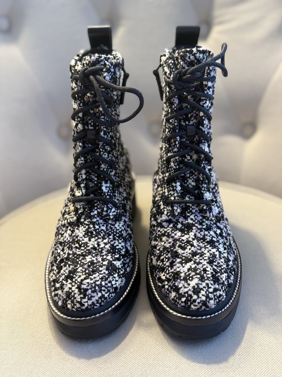 TORY BURCH Textile/Leather Bootie NEW Size 6US