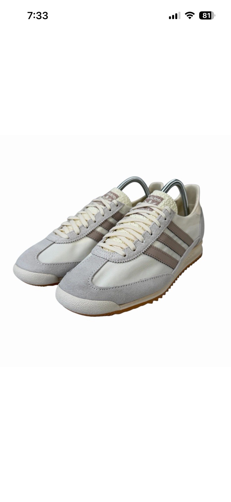 10.5W Adidas SL 72 OG Off White Taupe Shoes JH7394 Women’s